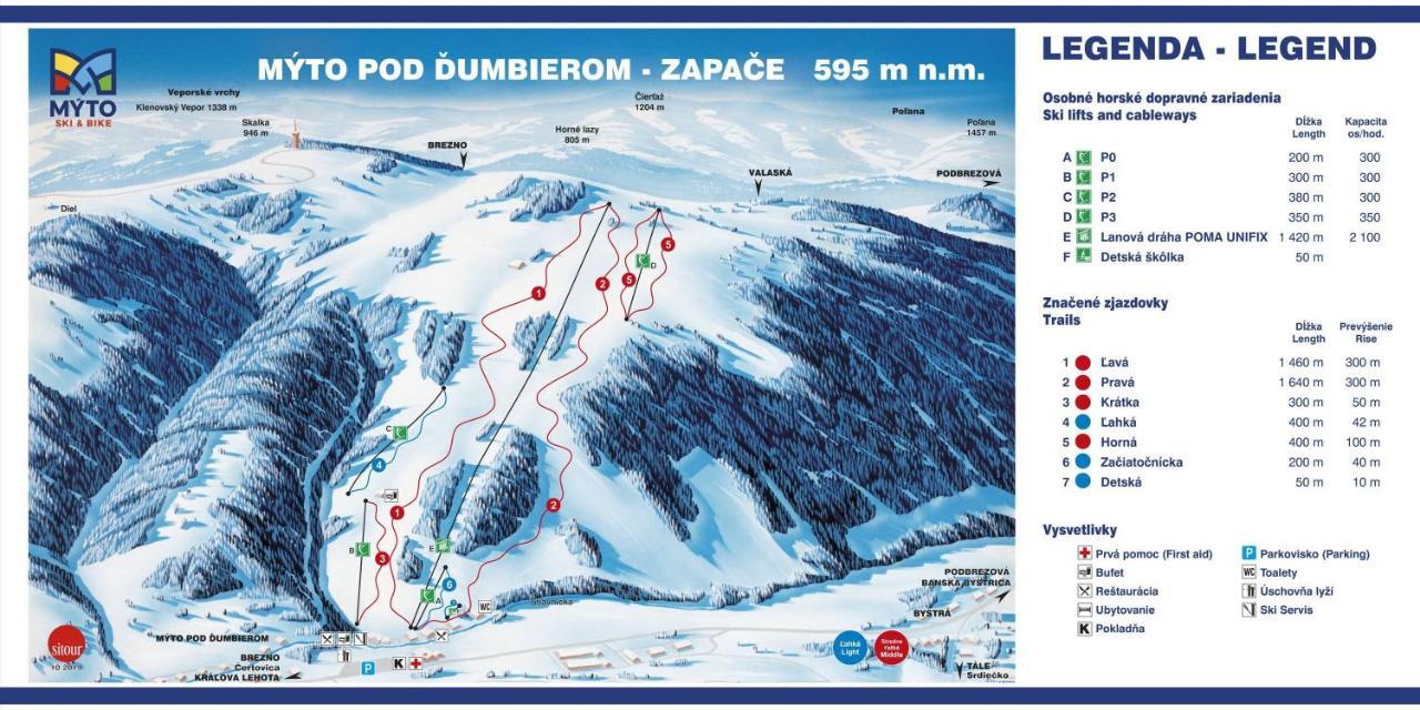 Apartment Emilka Tále - Low Tatras - Views - Skiing - Nature Horná Lehota Esterno foto